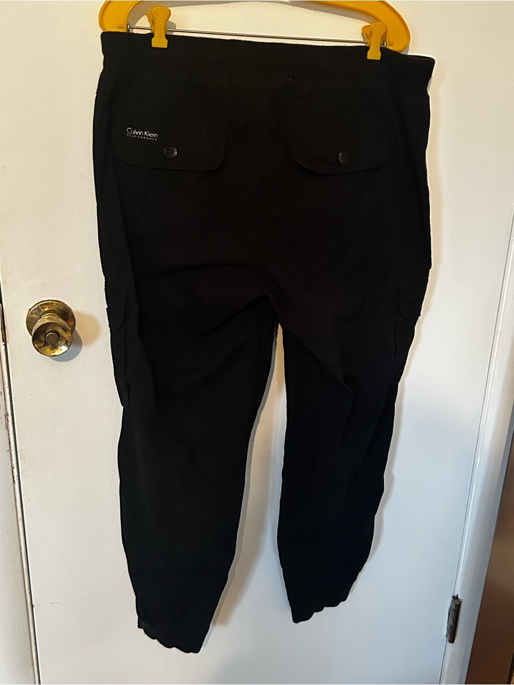 Calvin Klein womens Black Cargo Pants
